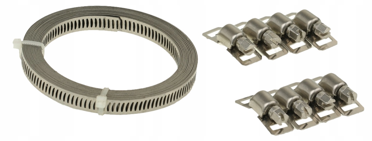 

Opaska Ślimakowa 8 mm x 3 m Taśma 8 Zacisków