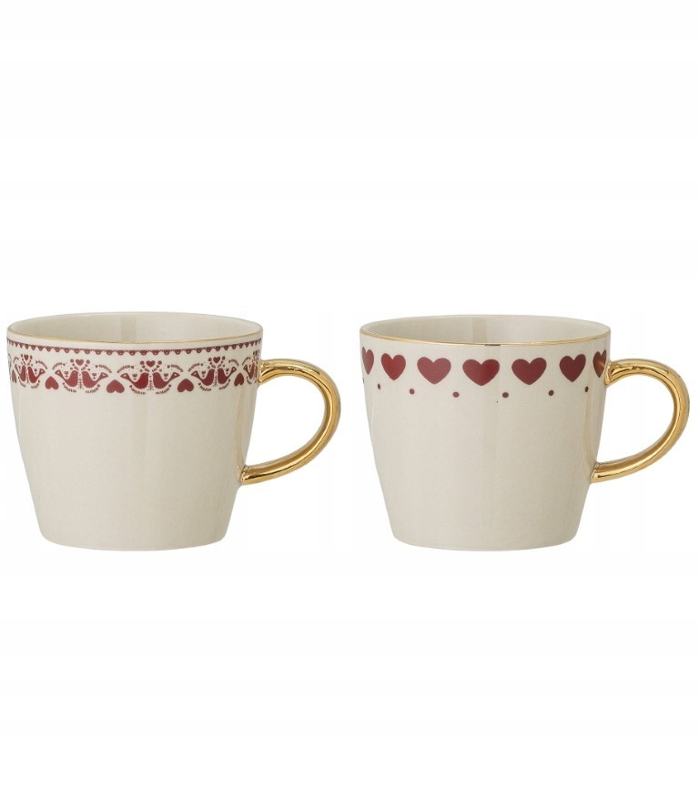 Sada dvou hrnků se srdíčky Jolly, Bloomingvill