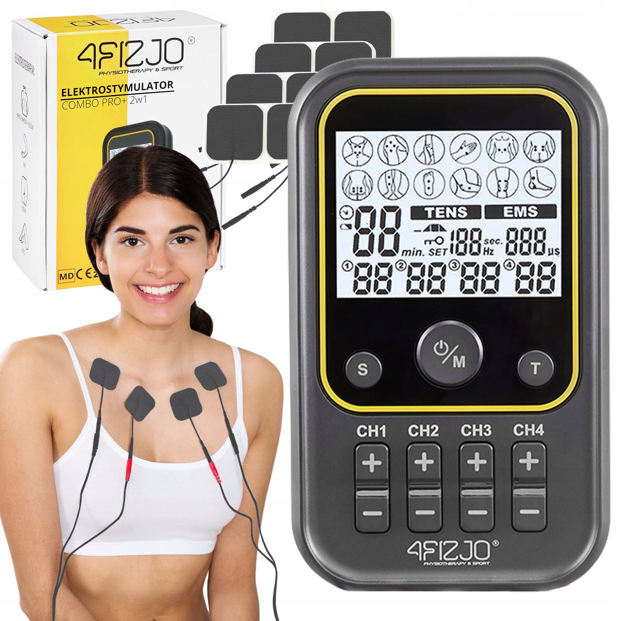 

Elektrostymulator mięśni i nerwów Tens Ems