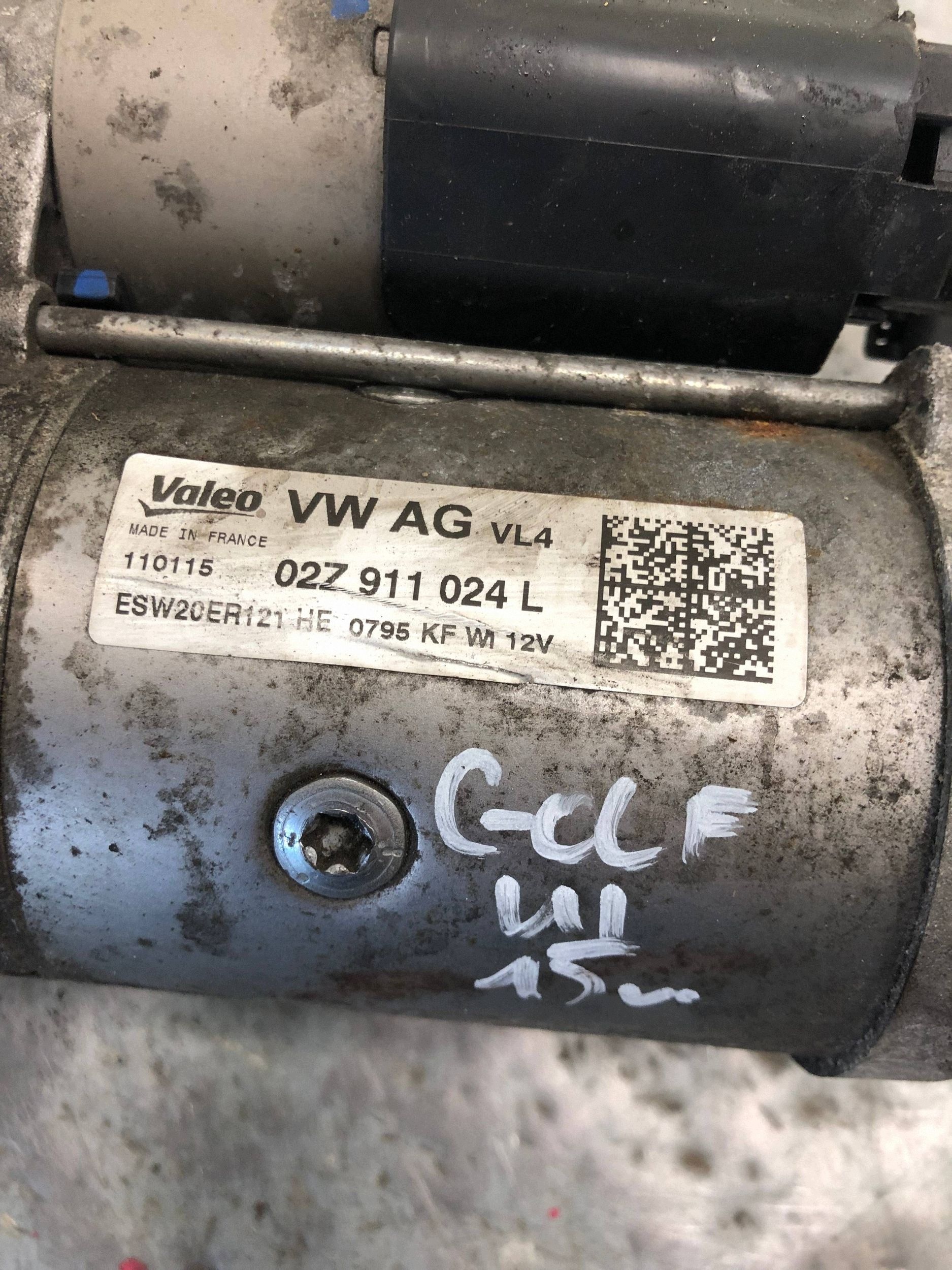 starter VW GOLF VII 1.6 CXX 02Z911024L