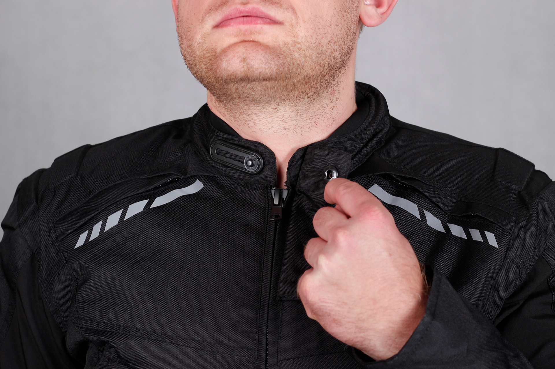 KURTKA MOTOCYKLOWA HUSAR HORNET męska GRATISY Dopasowanie rękawów wersja normalna