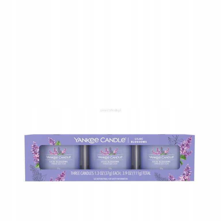 

Lilac Blossoms Yankee Candle świeca mini 3 pack