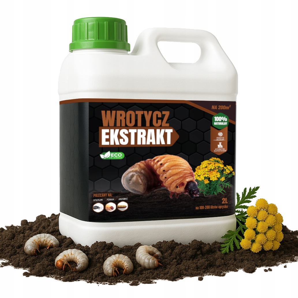 Wrotycz Ekstrakt Zwalcza Opuchlaki Pędraki Drutowce W Glebie 2L Na 200m2
