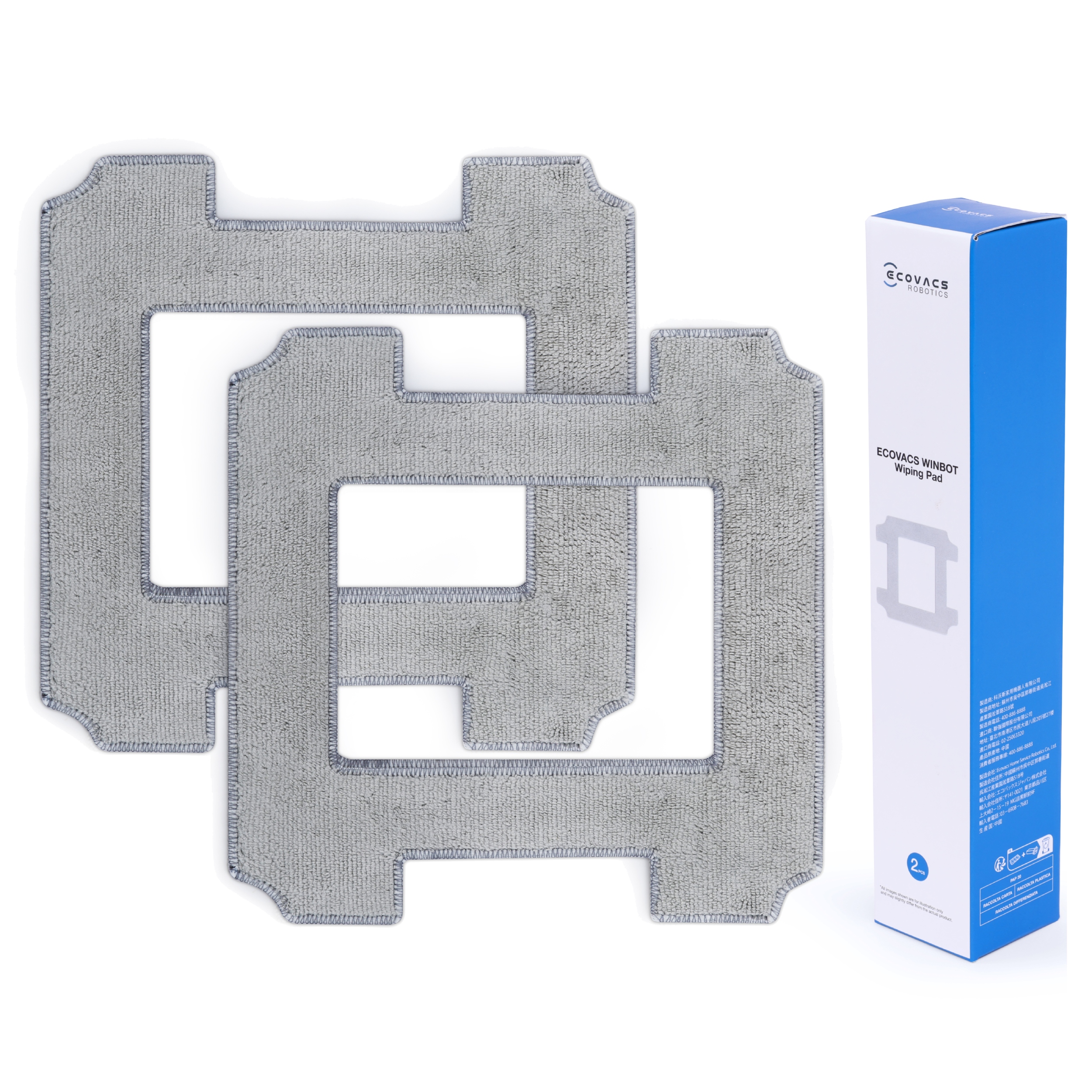 Ecovacs Winbot Nakładka Ściereczka Mop Winbot W2S W2S Omni 2 szt Oryginał