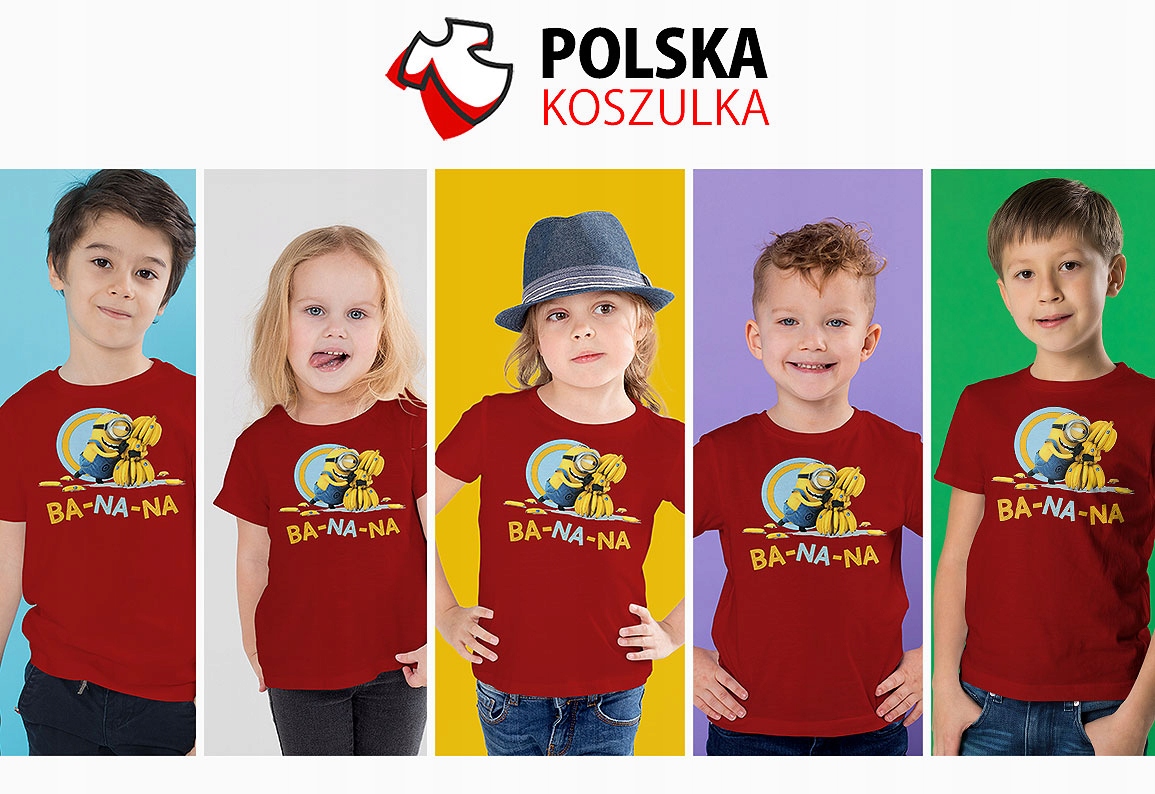 T-SHIRT KOSZULKA DLA DZIECKA MINIONKI 140 SUPER JAKOŚĆ Stan opakowania oryginalne