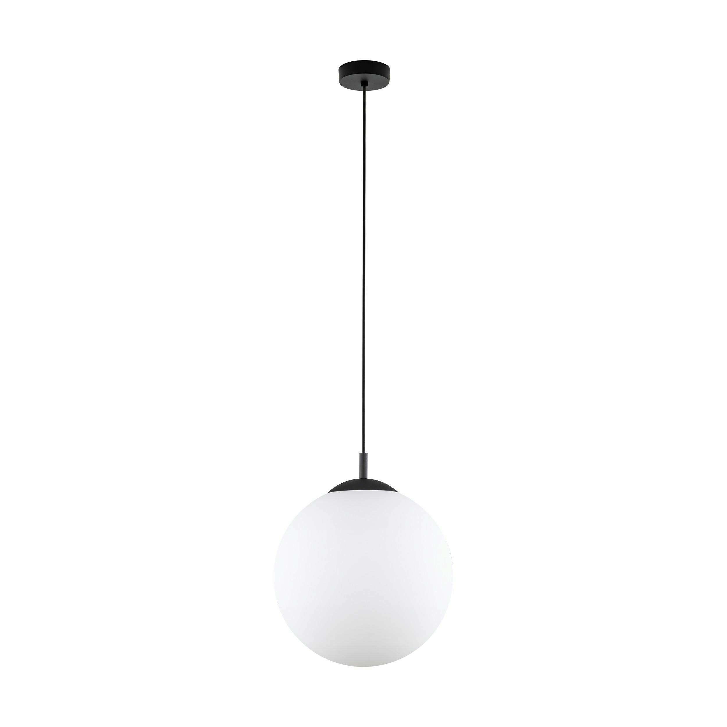 Závesná lampa Esme biela sklenená 1xE27 35 cm moderná do obývačky