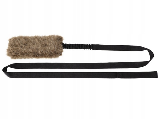 Hračka Pro Psy Přetahovadlo Umělá Kožešina Mop Rukojeť Bungee Tlumič 150 CM