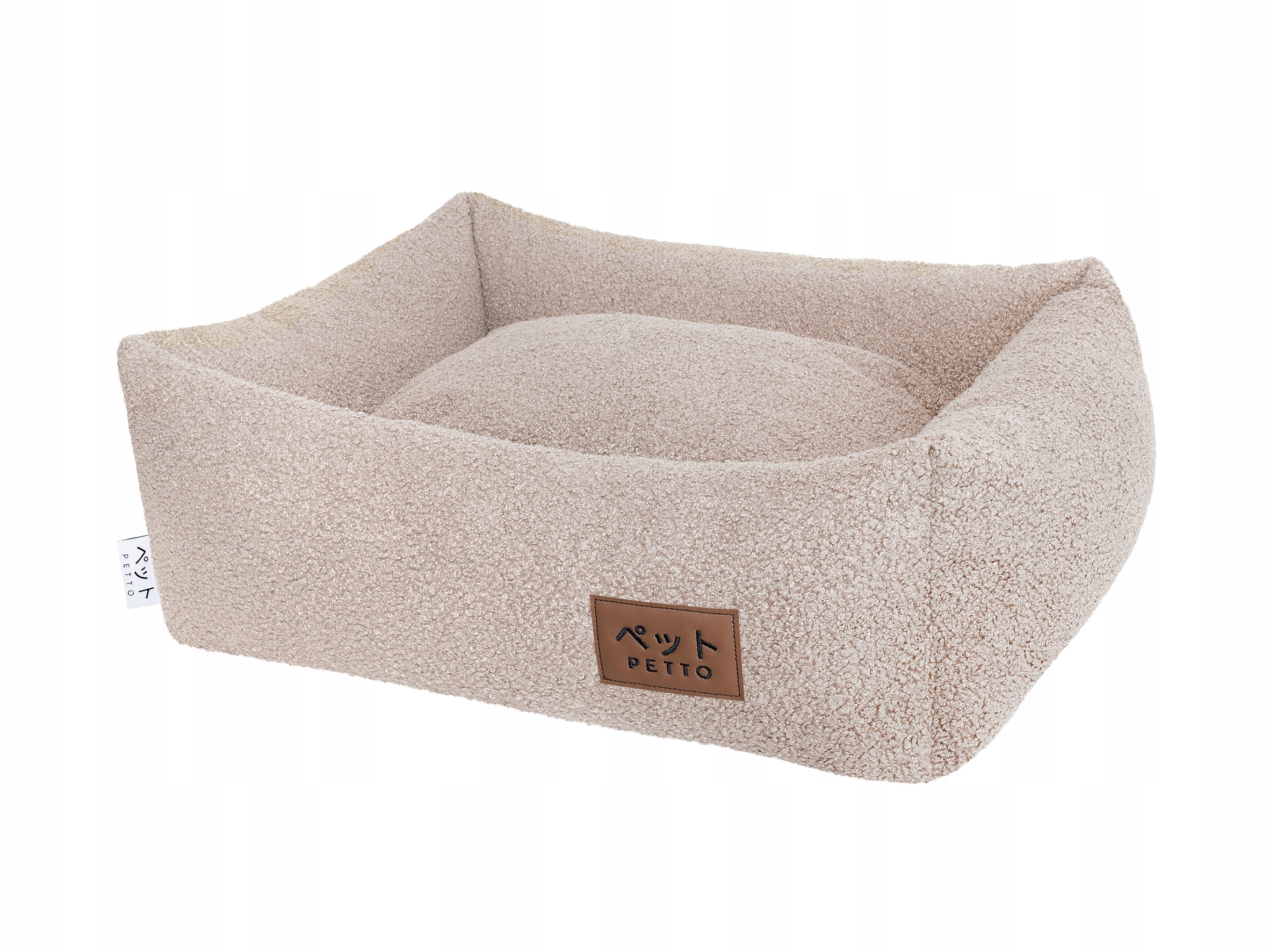 Levně Petto Pelíšek Osaka Cozy pro psy béžová L 115/90 cm