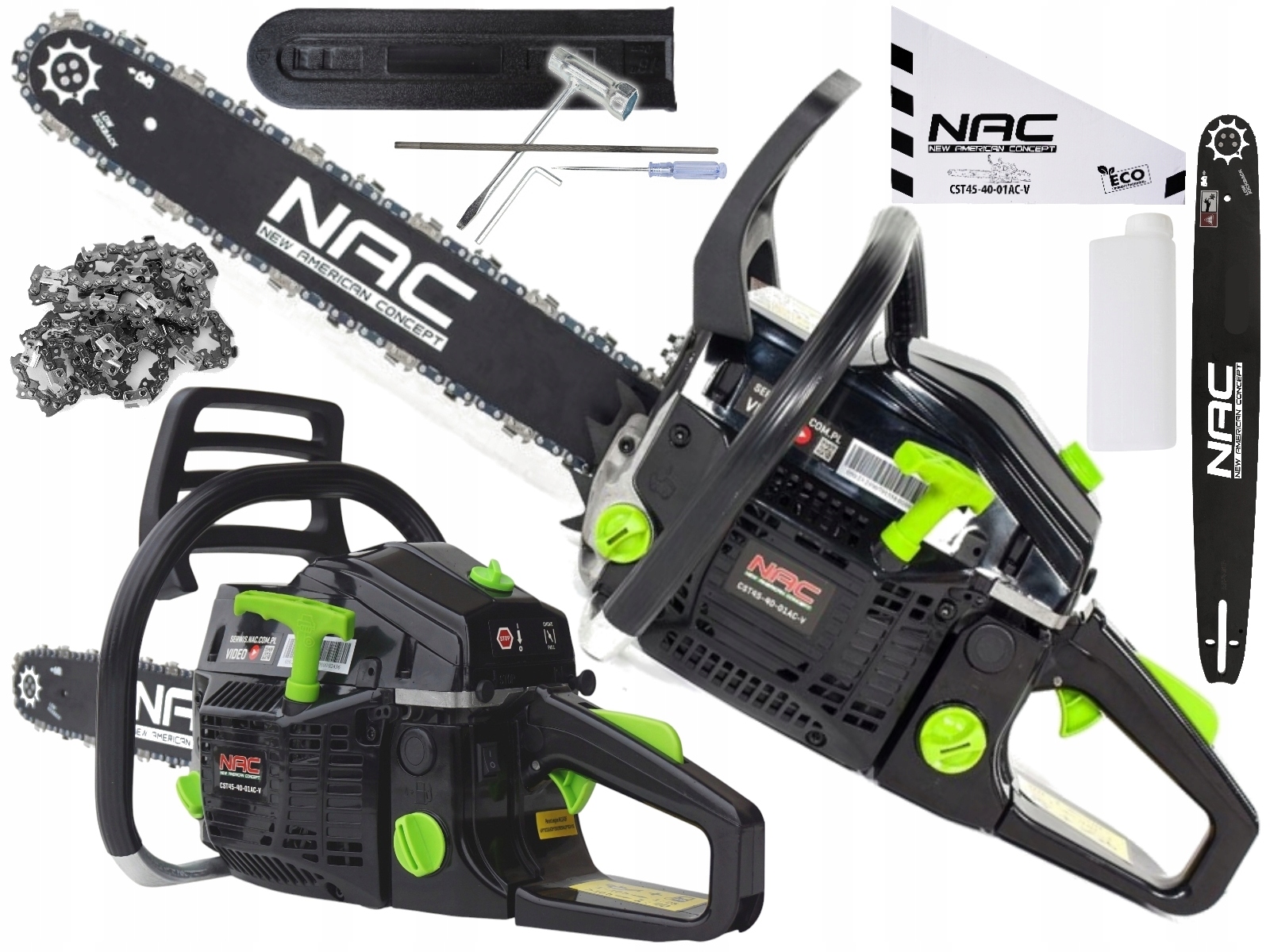 Nac Piła Pilarka Spalinowa Łańcuchowa CST45-40-01AC-V łańcuch prowadnica 16