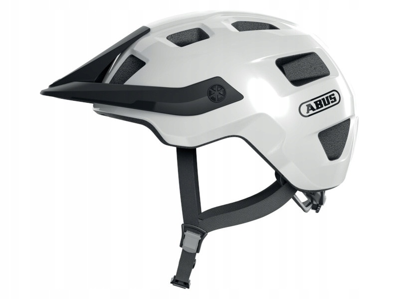 Kask rowerowy Abus Motrip Shiny Biały Mtb (rozmiar L)