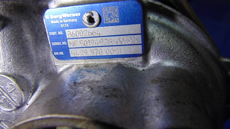 turbo 2.4 D5 VOLVO XC60 e 08-17 ROK