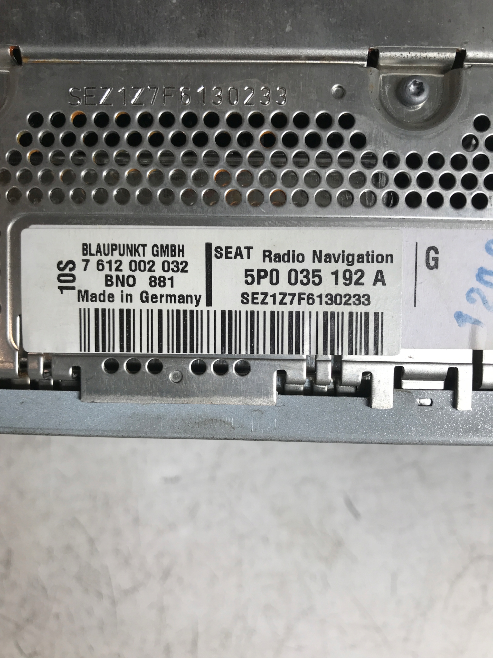 оригинал радио seat ALTEA 5P0035192A