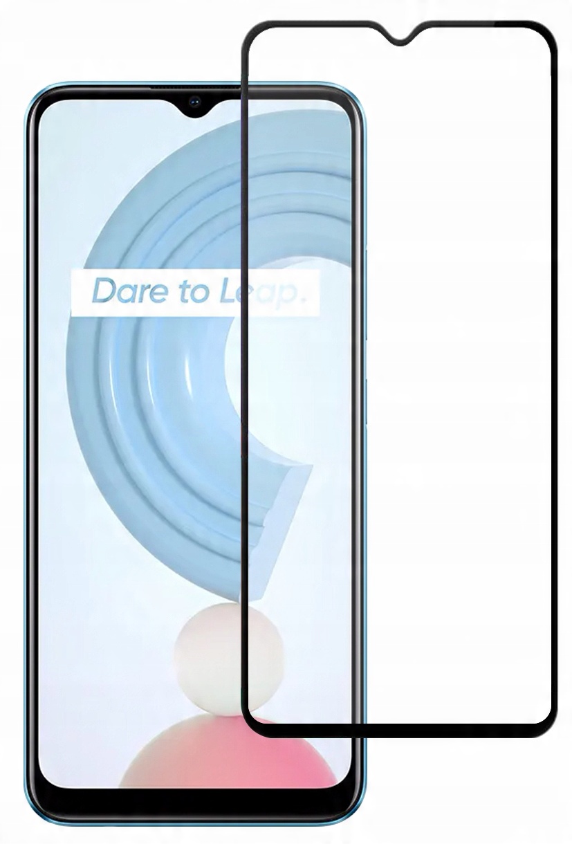 

Szkło Hartowane Czarne do Realme C21