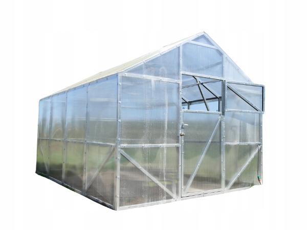 Skleník z polykarbonátu 3x12 m Victoria Pw 6 mm Silné ocelové profily