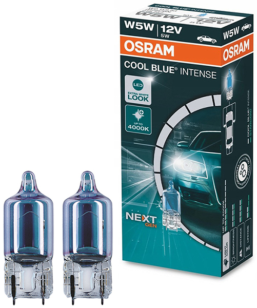 

Żarówki Osram W5W Cool Blue Next Gen 12V 5W 4000K