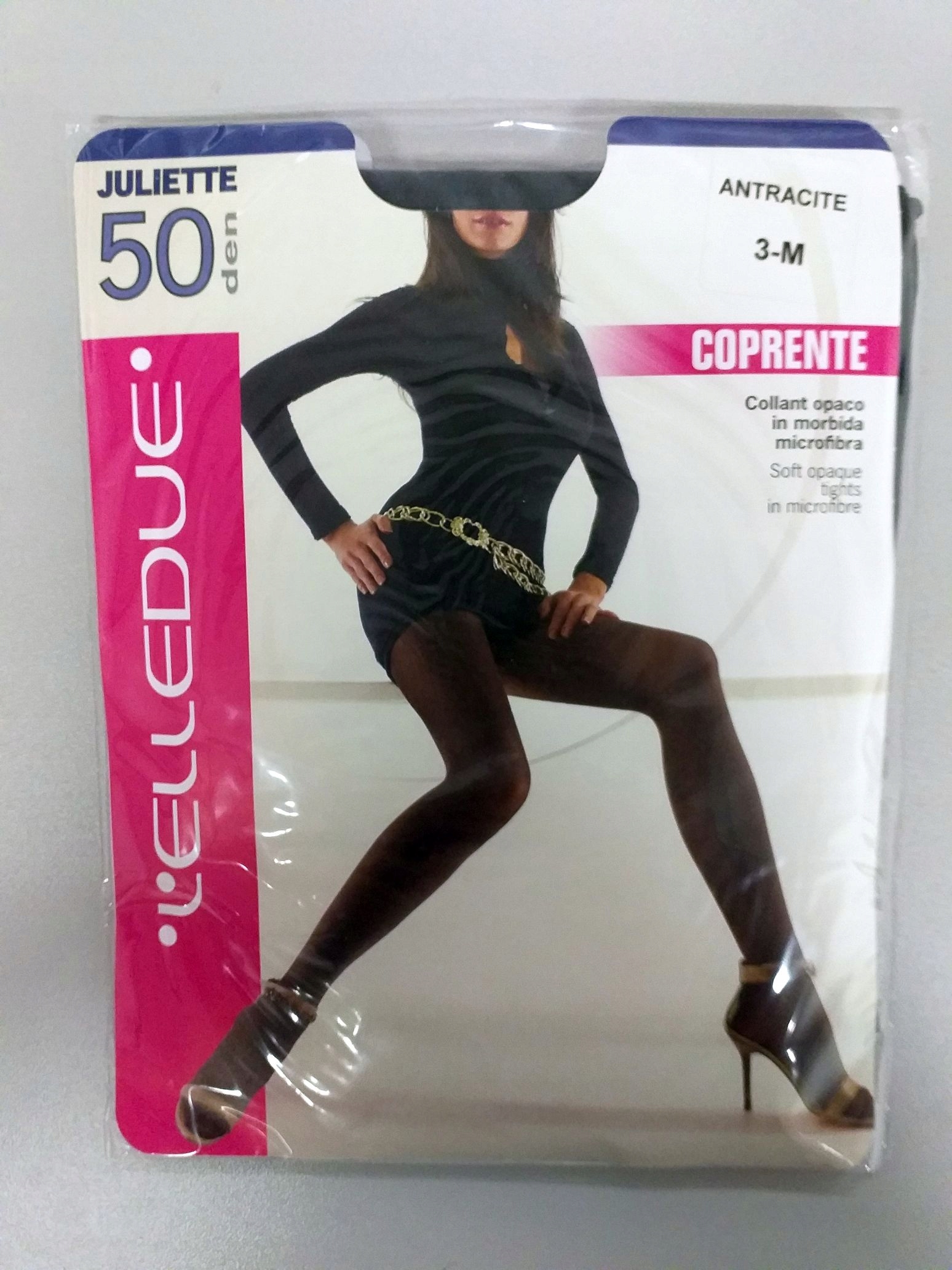 

Elledue Juliette 50 Rajstopy biodrówki Antracite 3