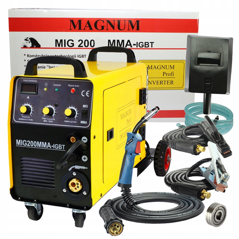Spawarka Migomat Półautomat Mig 200A Mma Magnum