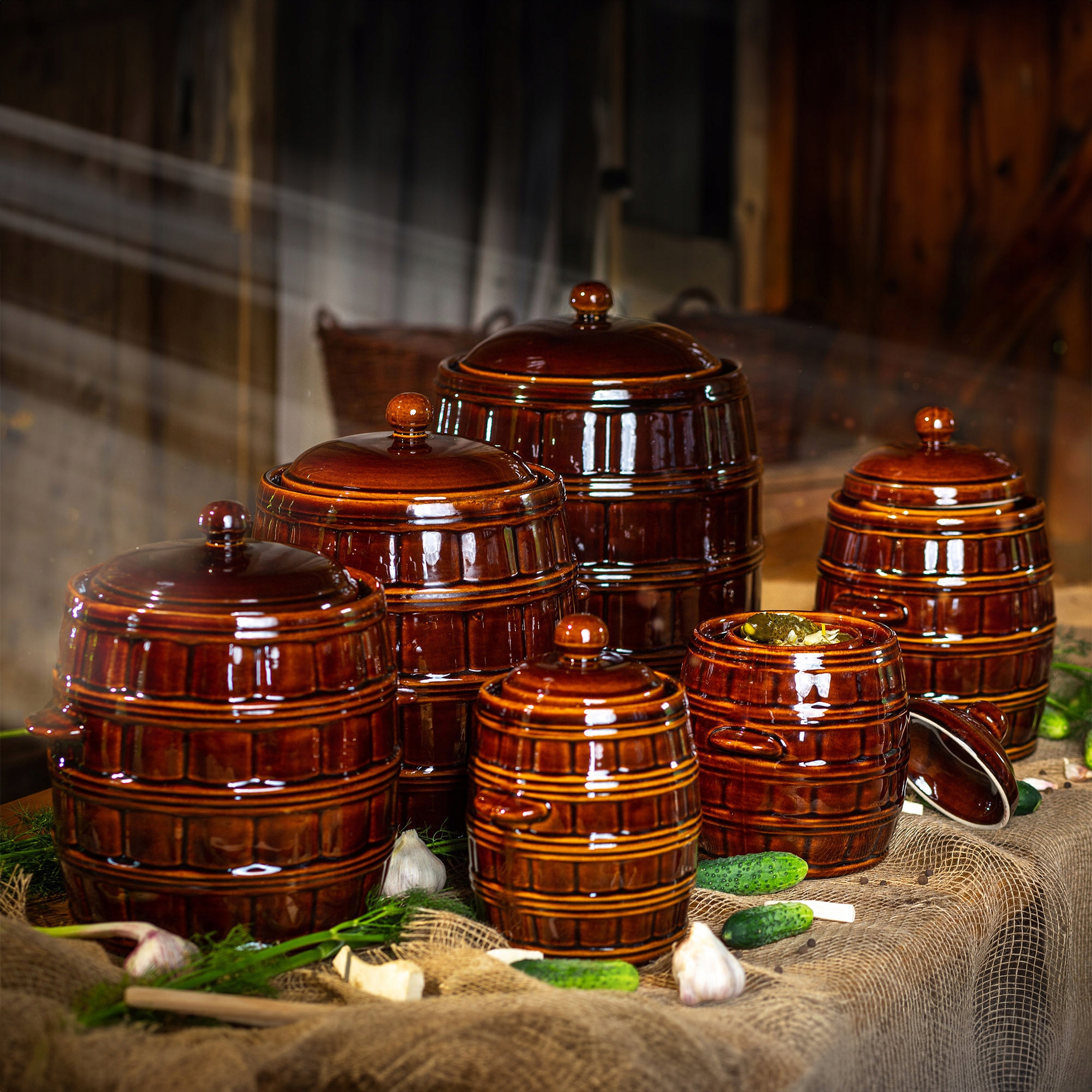 BECZKA DO KISZENIA KAPUSTY KAMIONKOWA 4L Pojemność 5 l