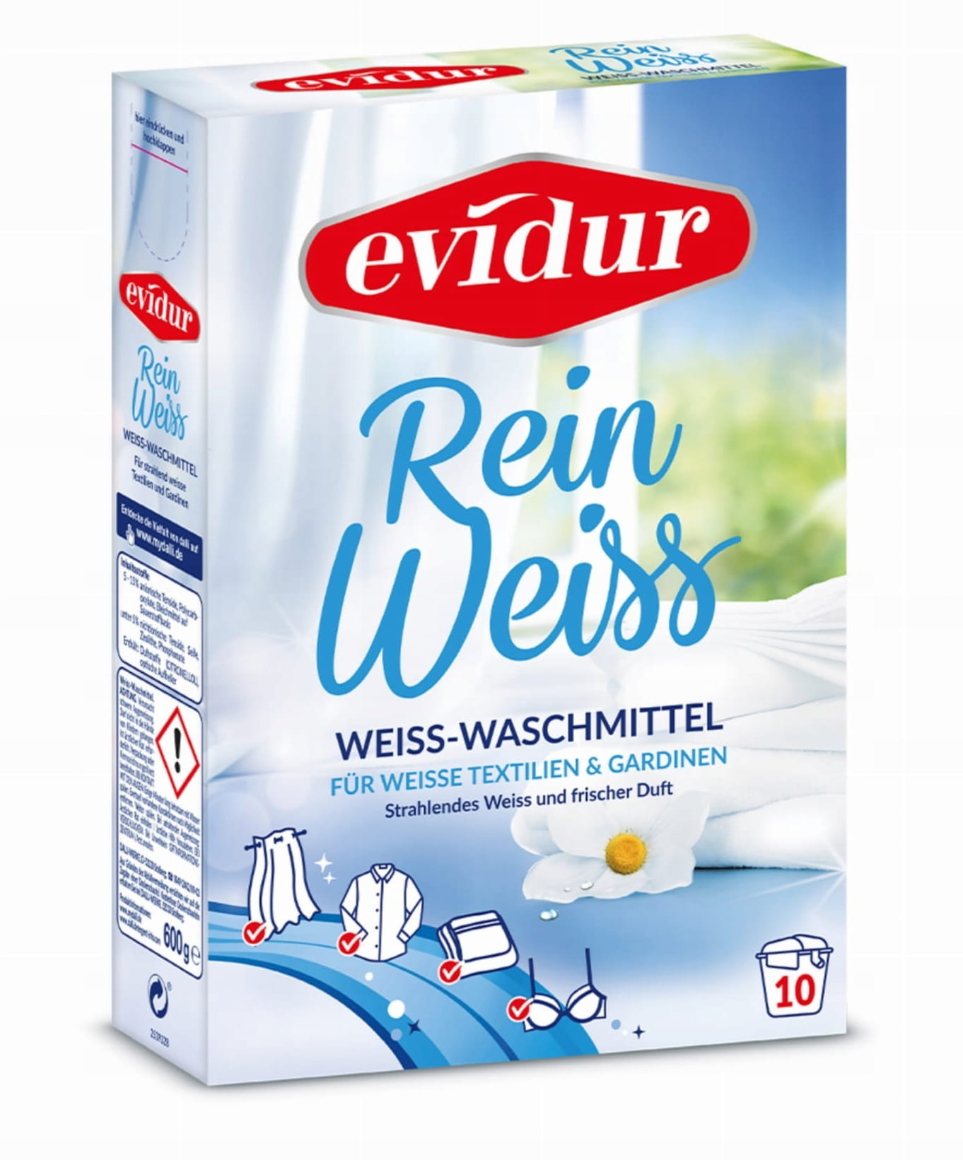 

Evidur Proszek do prania białego 600 g