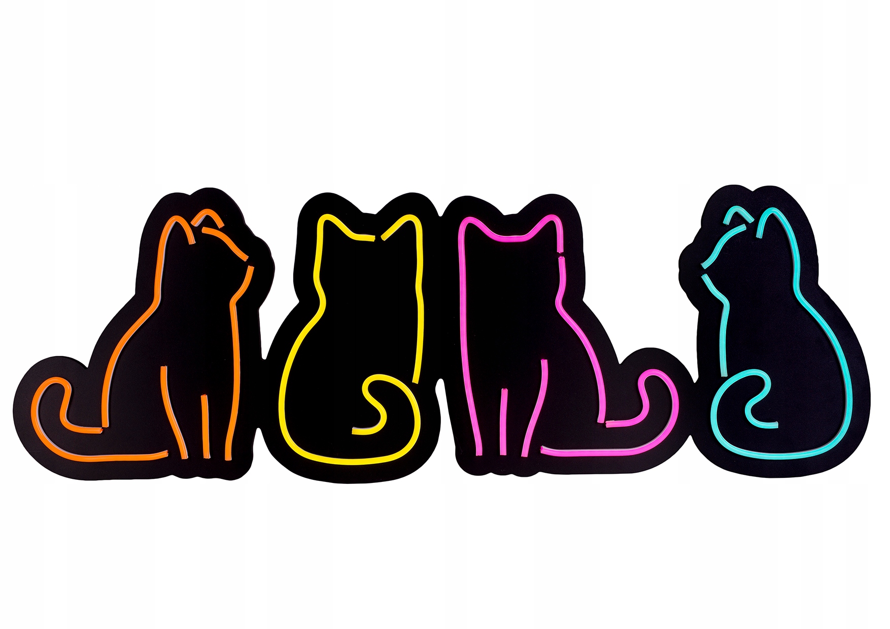 Neon Led Mačky Moderná Dekorácia Led Darček Veľkonočná akcia