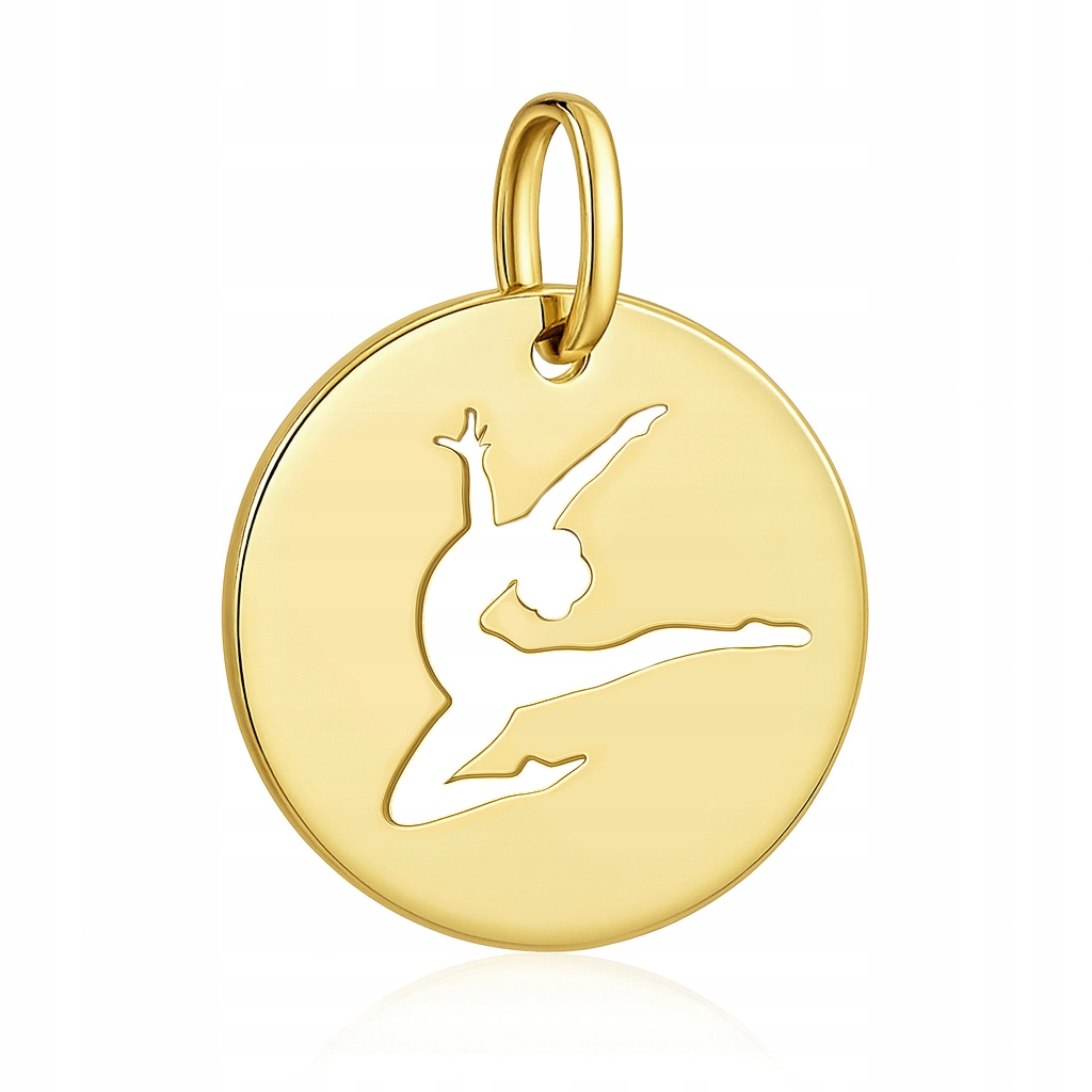 Zlatý přívěsek gymnastka gymnastika Pr. 585