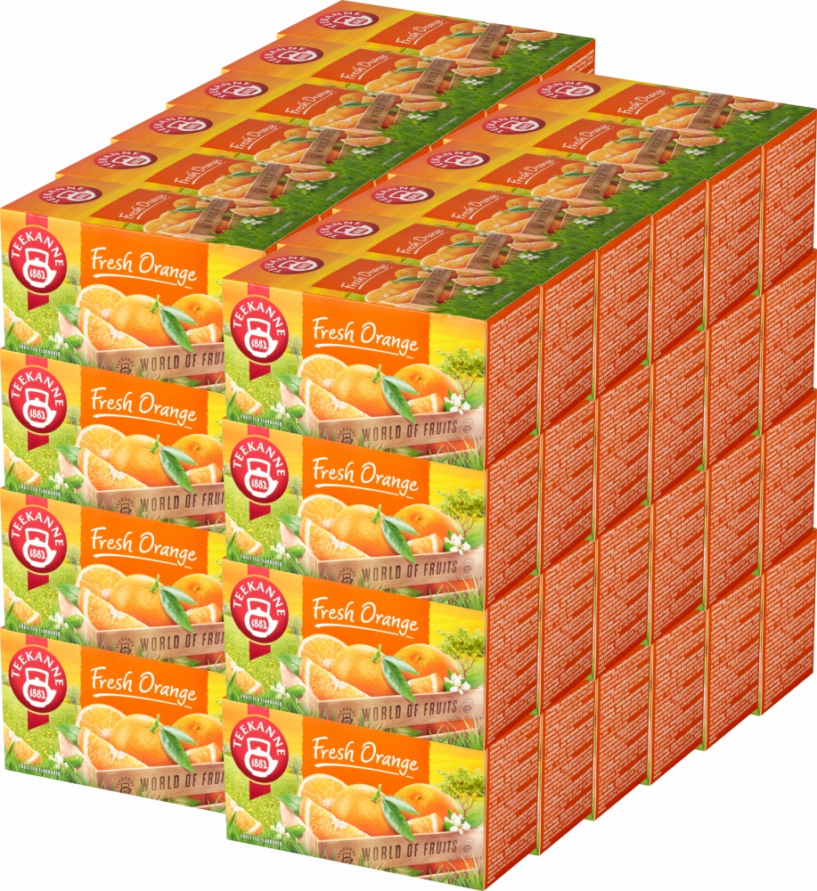 Herbata Owocowa Teekanne Fresh Orange Pomarańcza 20 torebek x48