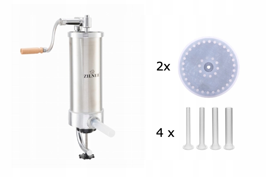 Levně Plnicí Stroj 3 Kg 2X Píst Špachtle Na Klobásy Napichovátko