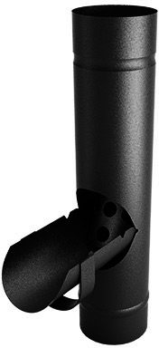 Lapač dažďovej vody Flamingo Budmat fi 90 mm čierny