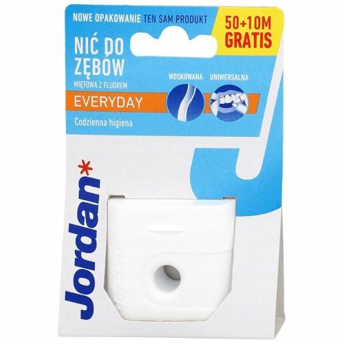 

Jordan Odświeżająca nić do zębów, 50m 10m
