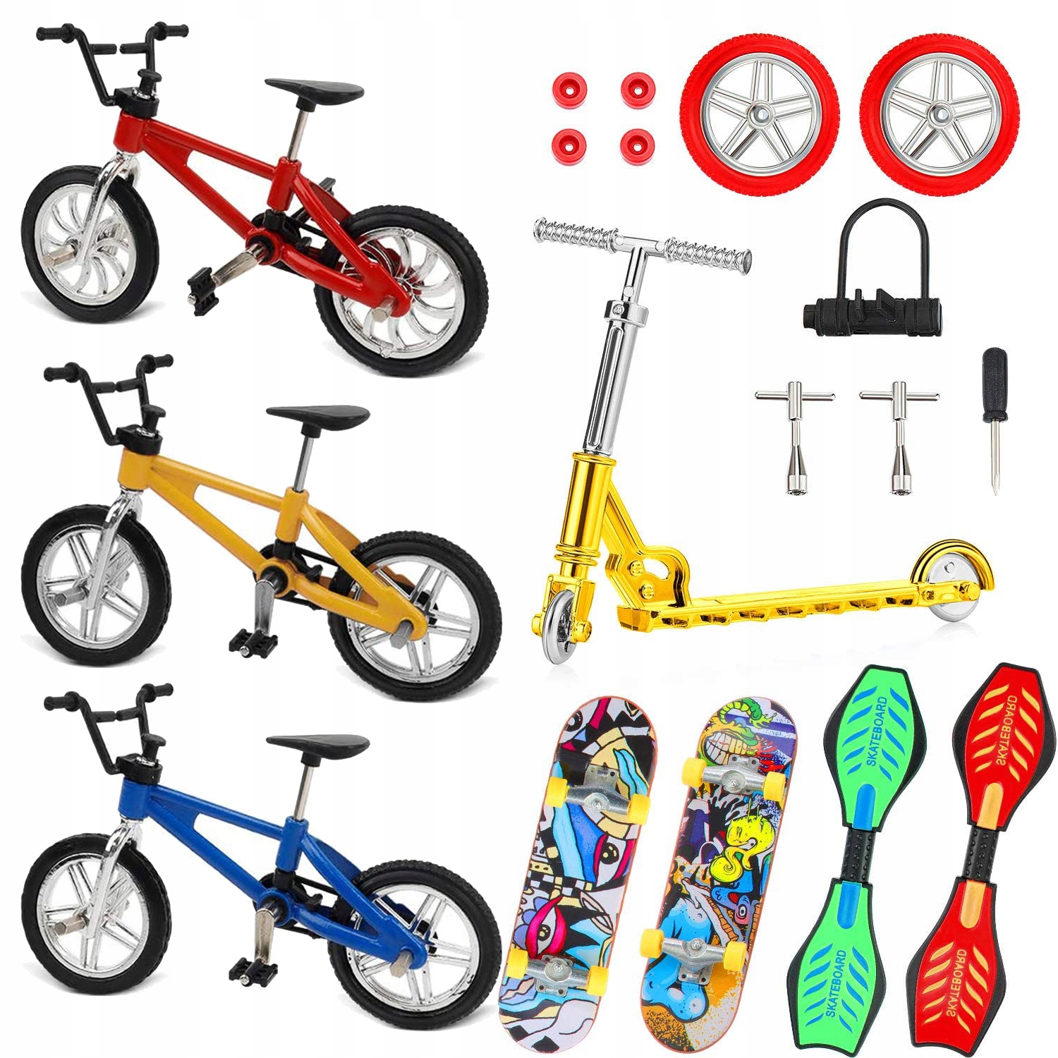

Mini Rower Deskorolka Na Palce Dla Dzieci 18 Szt