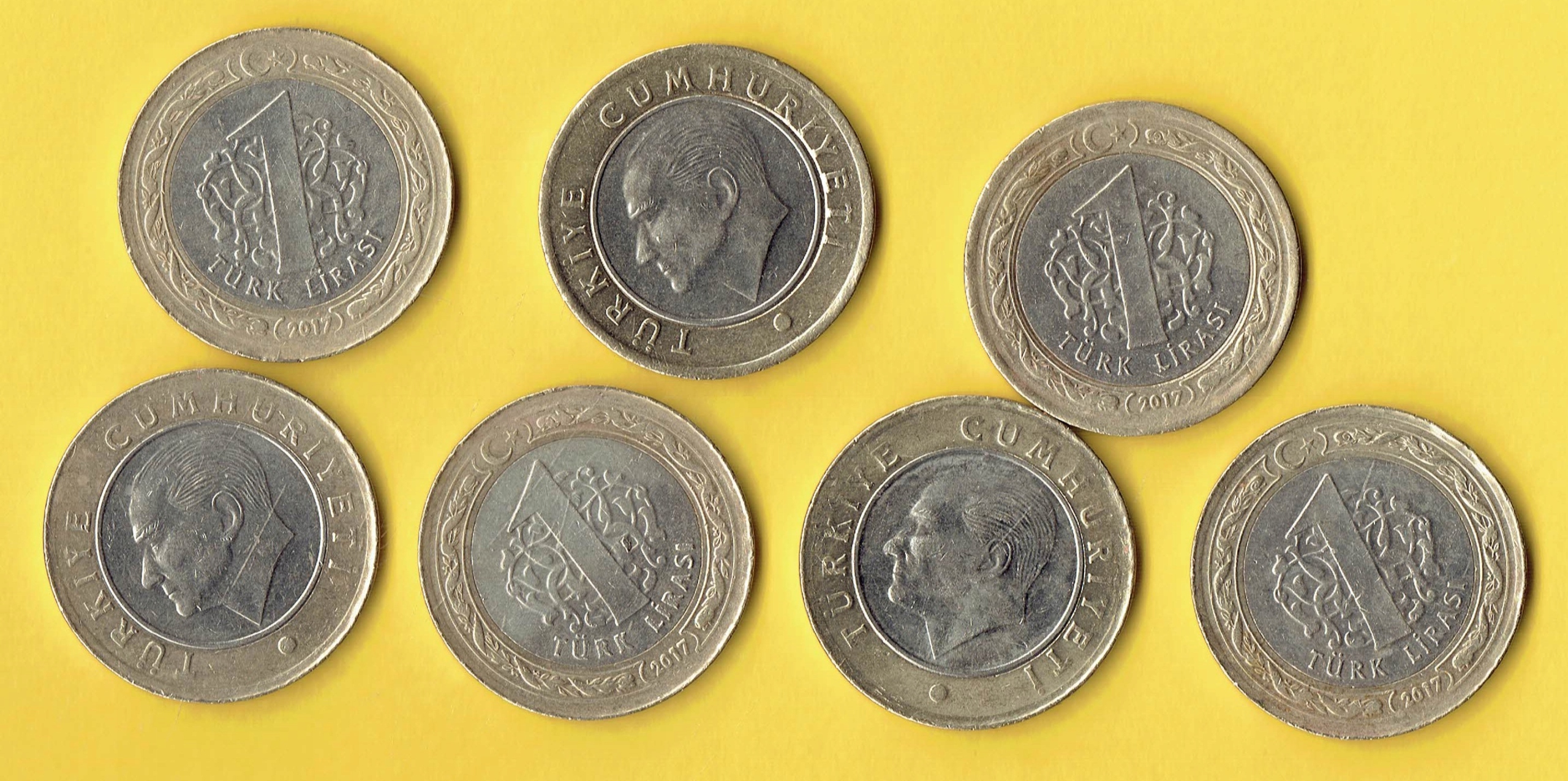 Turcja 1 Lira 2017 r.