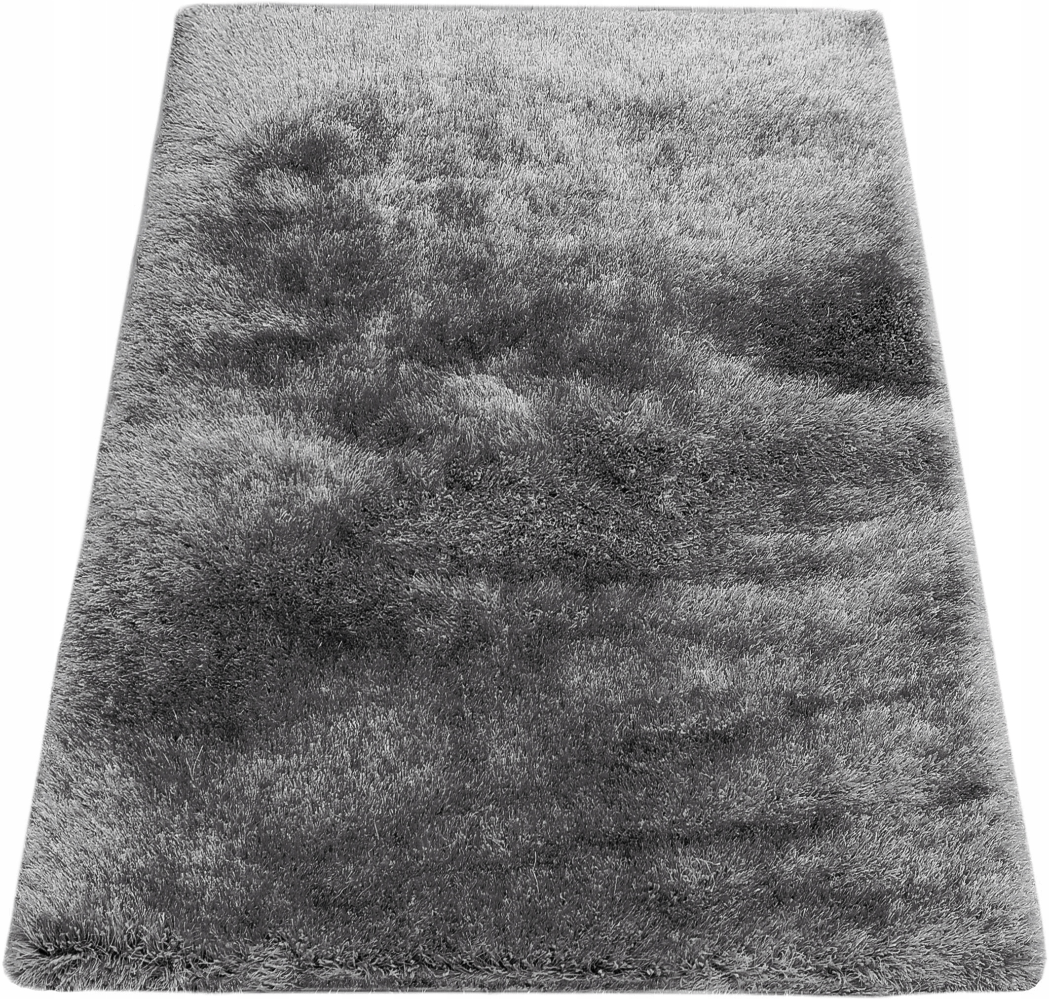 Koberec 120x170 Šedý Shaggy Dlouhý Vlas Kudrnatý Měkký Moderní