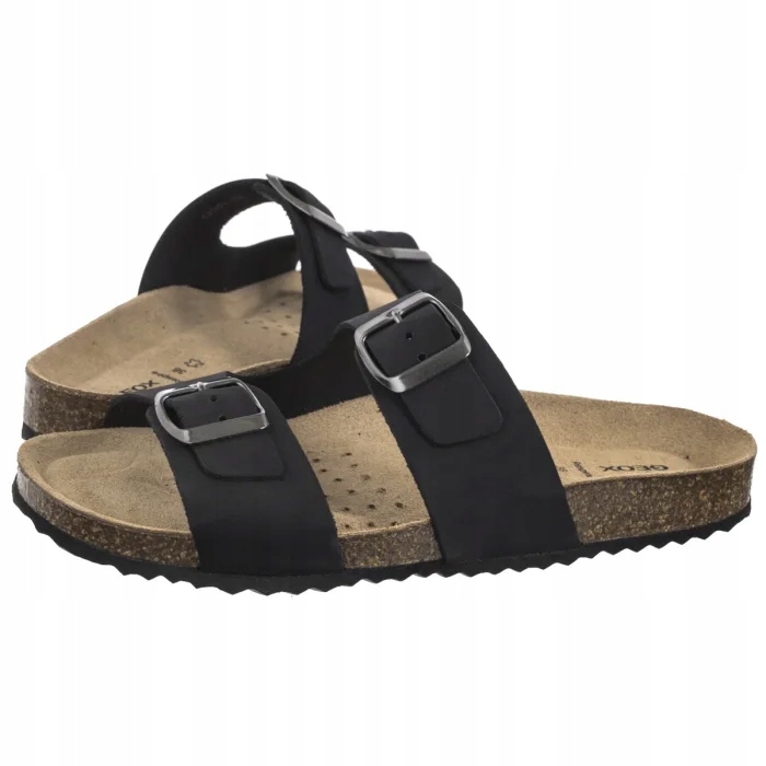 Dámské profilované boty Nazouváky Geox D Brionia L Black D35LSL 00032