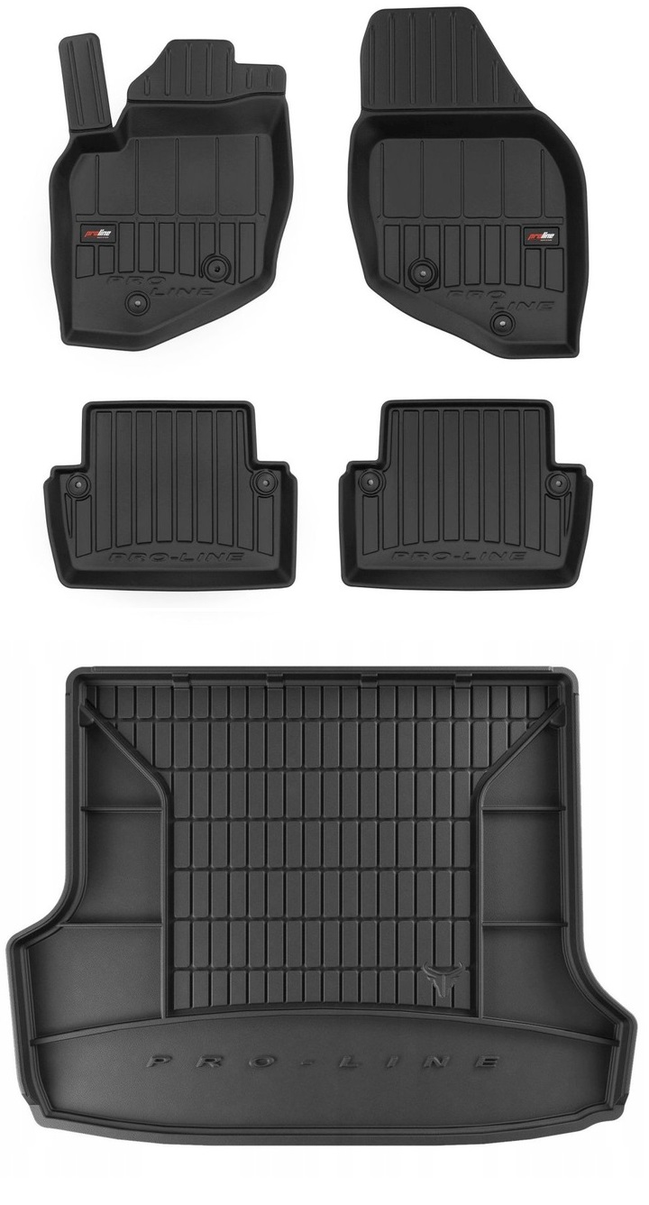 Set 3D gumové rohože Volvo XC70 1 Kombi 1999-2007