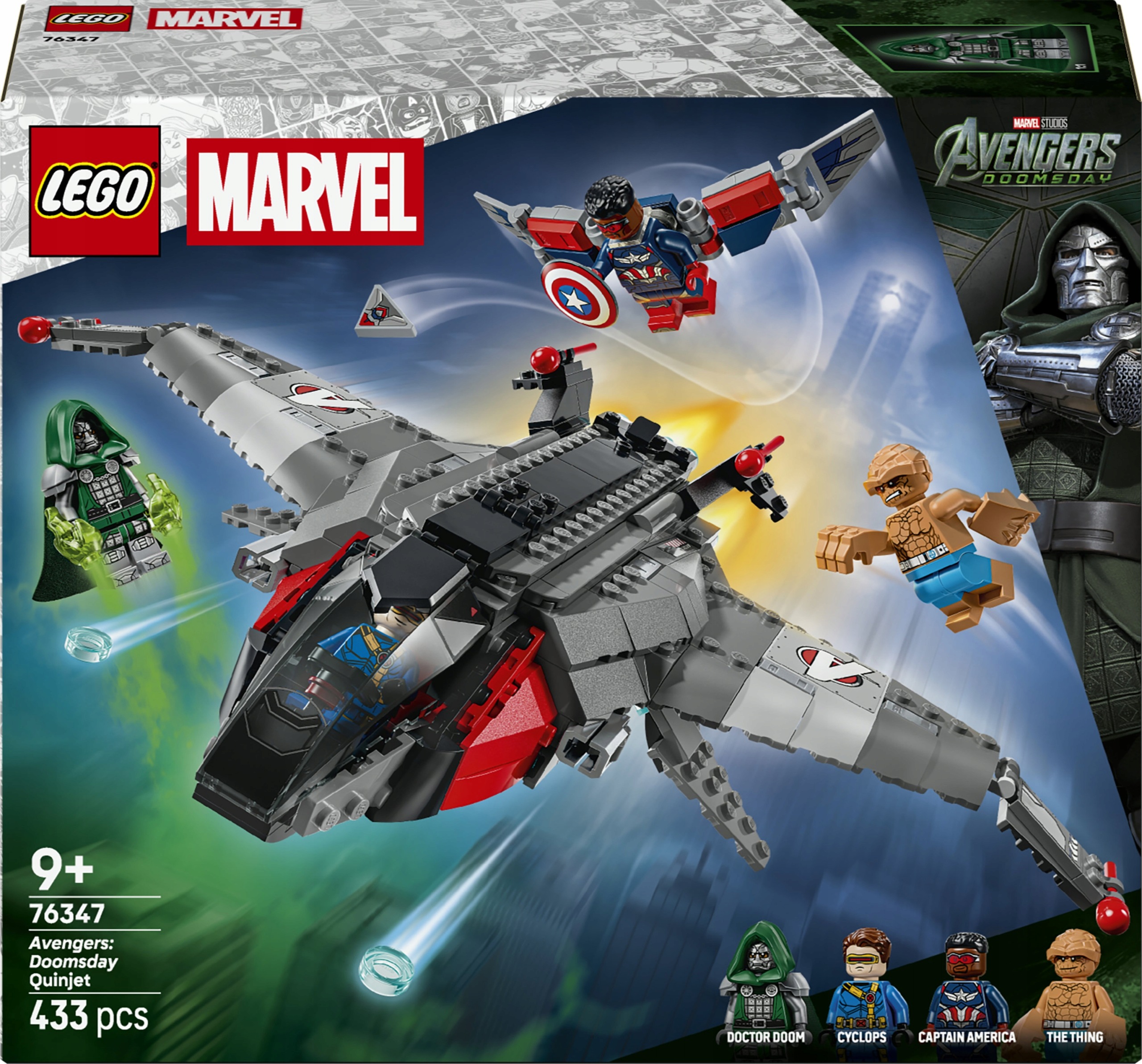 * Lego Marvel Heroes Avengers: Doomsday Quinjet 76347