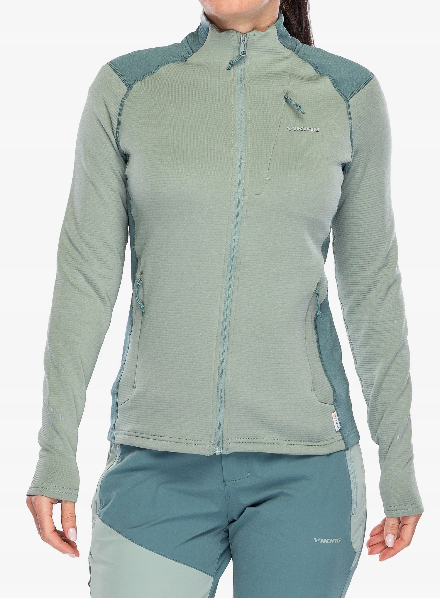 Dámská bez kapuce Viking Birger Mikina zelená L