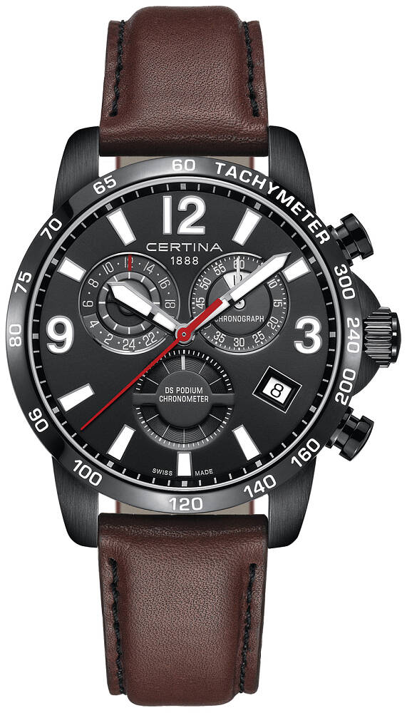 Zegarek męski Certina casual wizytowy chrono Gmt