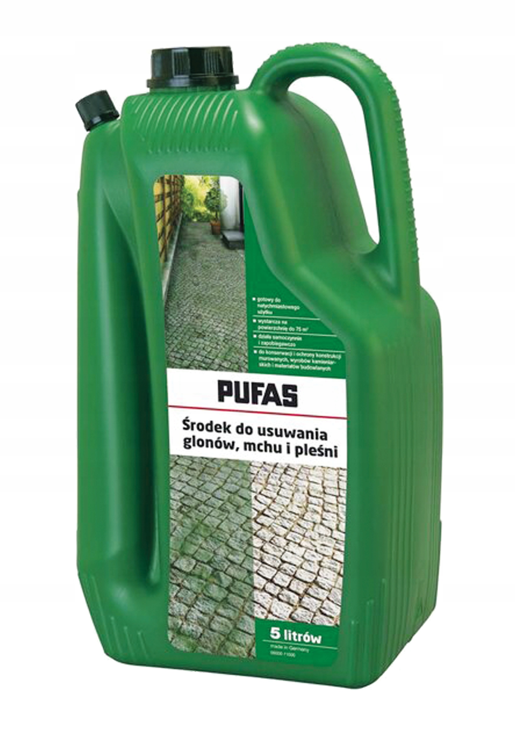 

Pufas Środek Do Usuwania Mchów Pleśni Glonów 5L