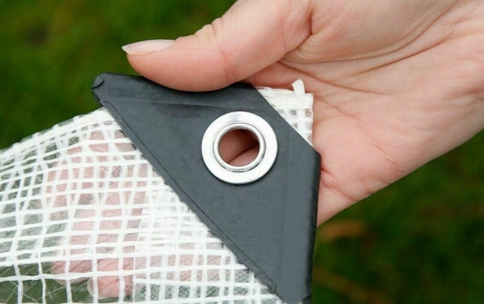 Plandeka ZBROJONA 4X3 TRANSPARENT MOCNA WZMACNIANA WODOODPORNA MROZOODPORNA Kod producenta Przezroczysta, zbrojona plandeka 4x3