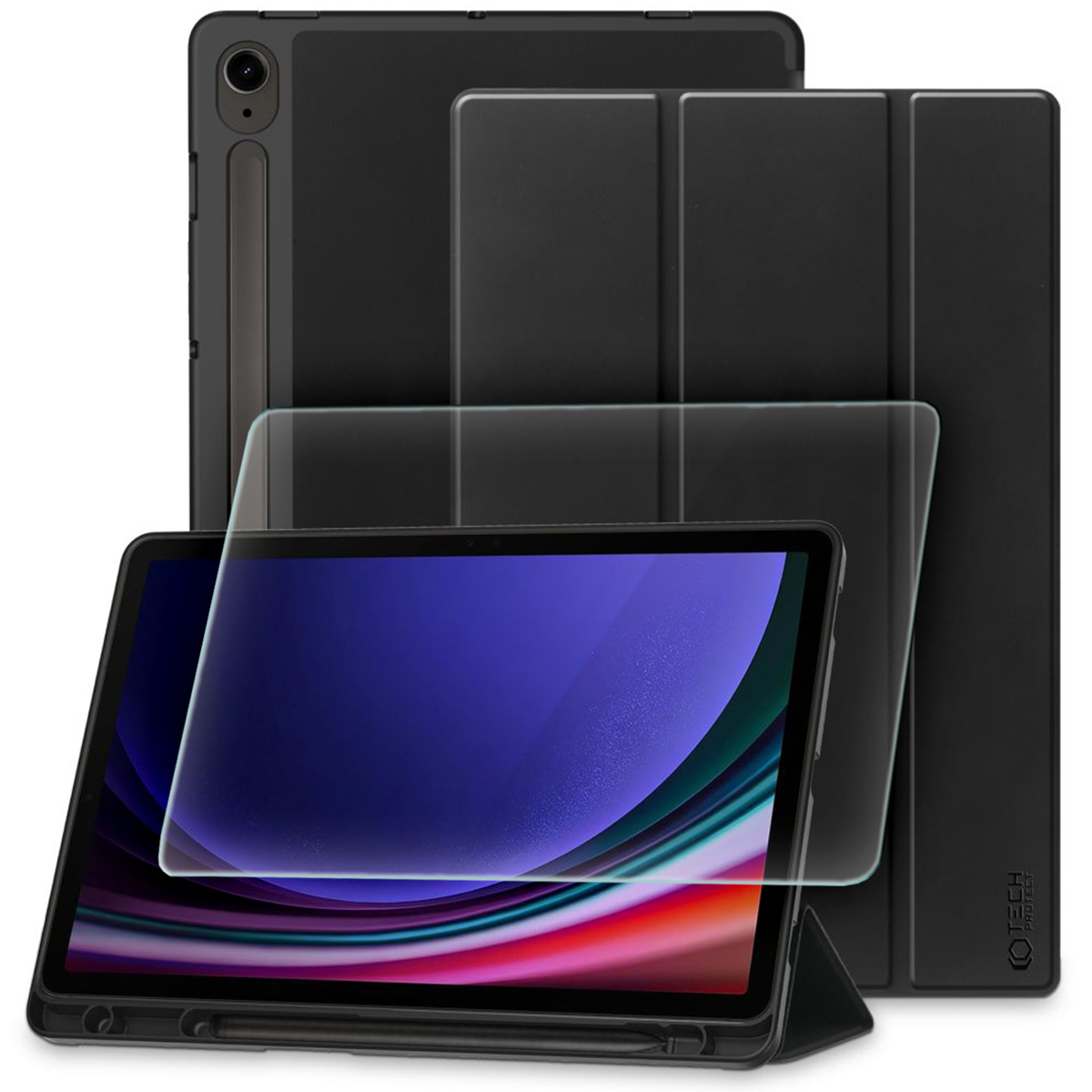 Etui Galaxy Tab S9 S9 Fe S10FE X520 X526 S10 Lite X400 X406B Szkło