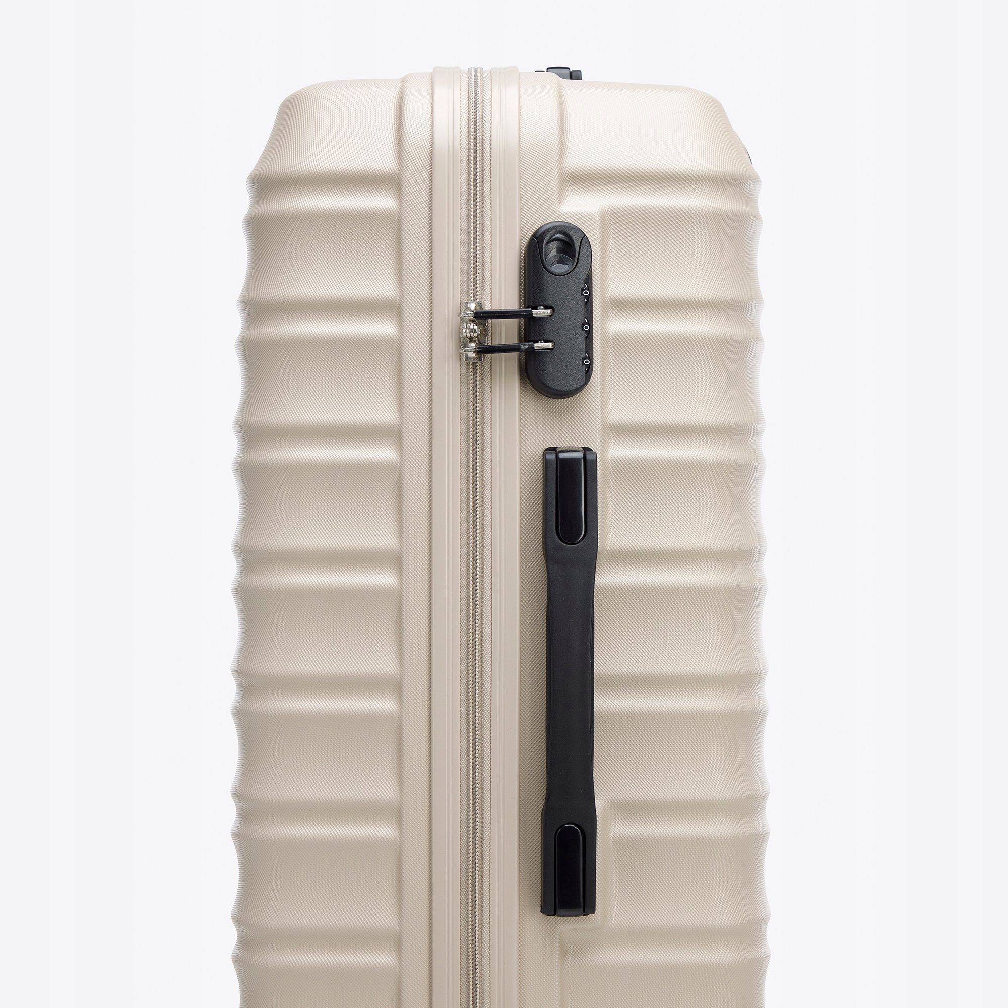 WITTCHEN duża walizka z ABS-u beżowa Liczba komór 2