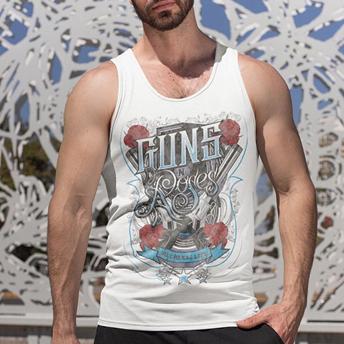 TANK TOP HORROR/ROCK GUNS N ROSES LIFE GUNS Rozmiar XXL