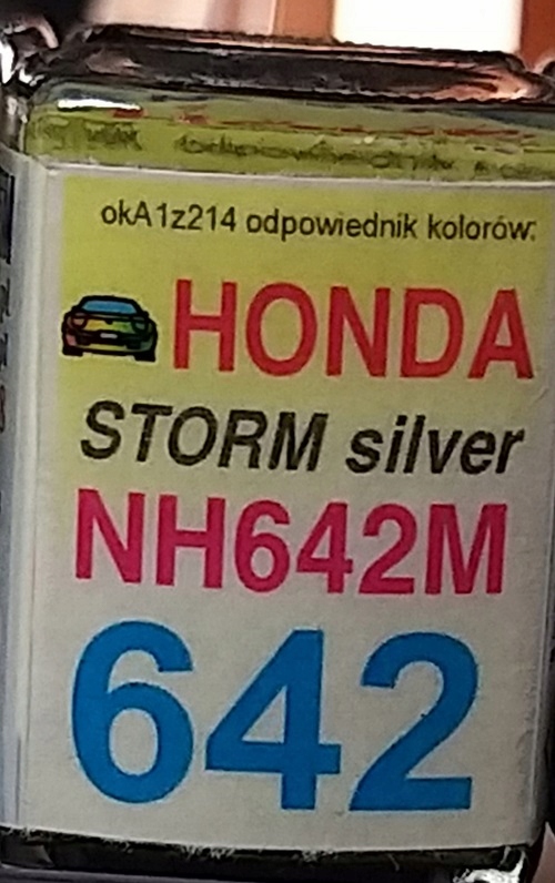Lakier zaprawkowy Ara System NH642M 10 ml