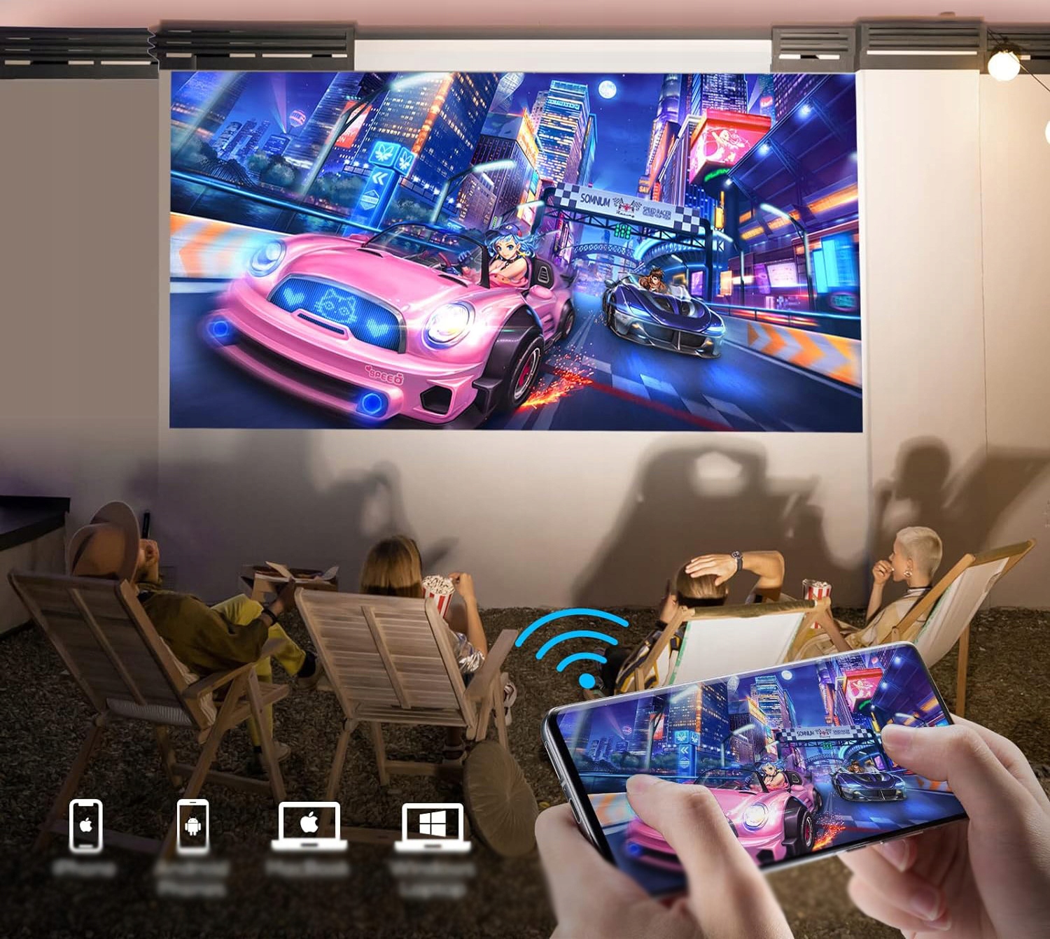 iZEEKER iPL310 projektor FullHD 1080p WiFi Bluetooth Biały + tripod Kod producenta iPL310