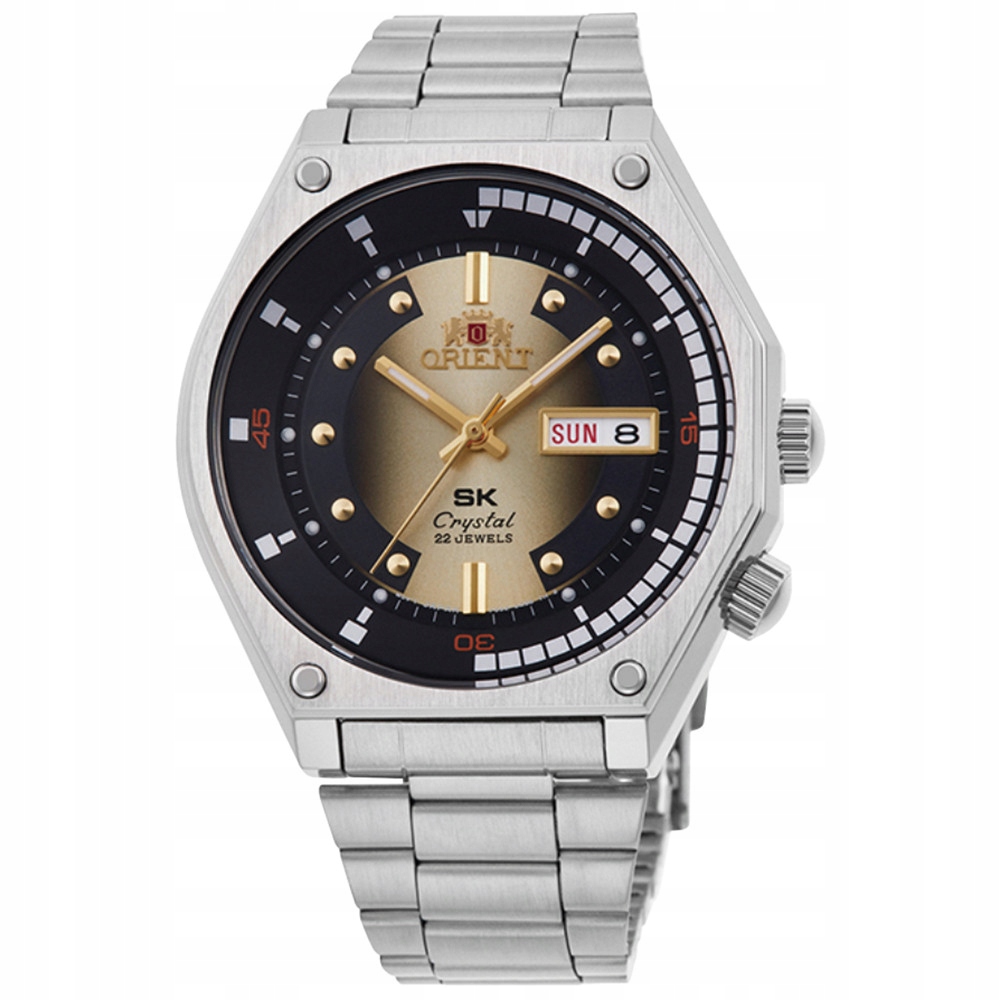 Pánské Hodinky Orient RA-AA0B01G39B stříbrný náramek