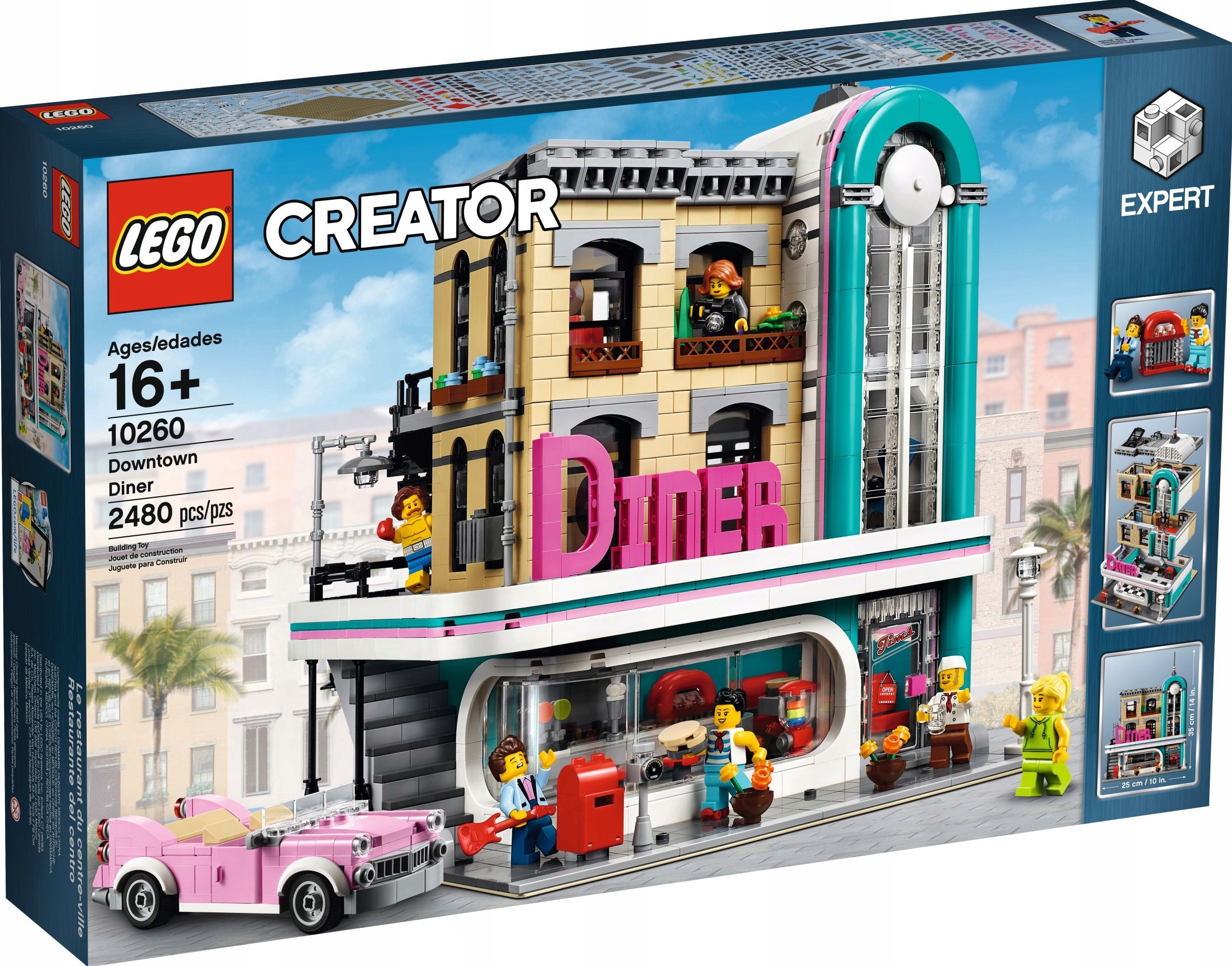 LEGO CREATOR BISTRO W ŚRÓDMIEŚCU 10260 ZDJĘCIA