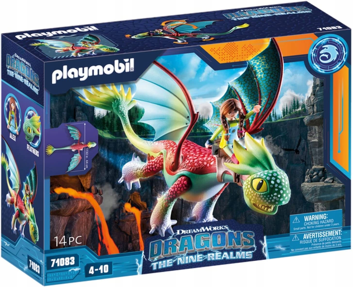 

Playmobil 71083 Dragons Dziewięć Światów Feathers