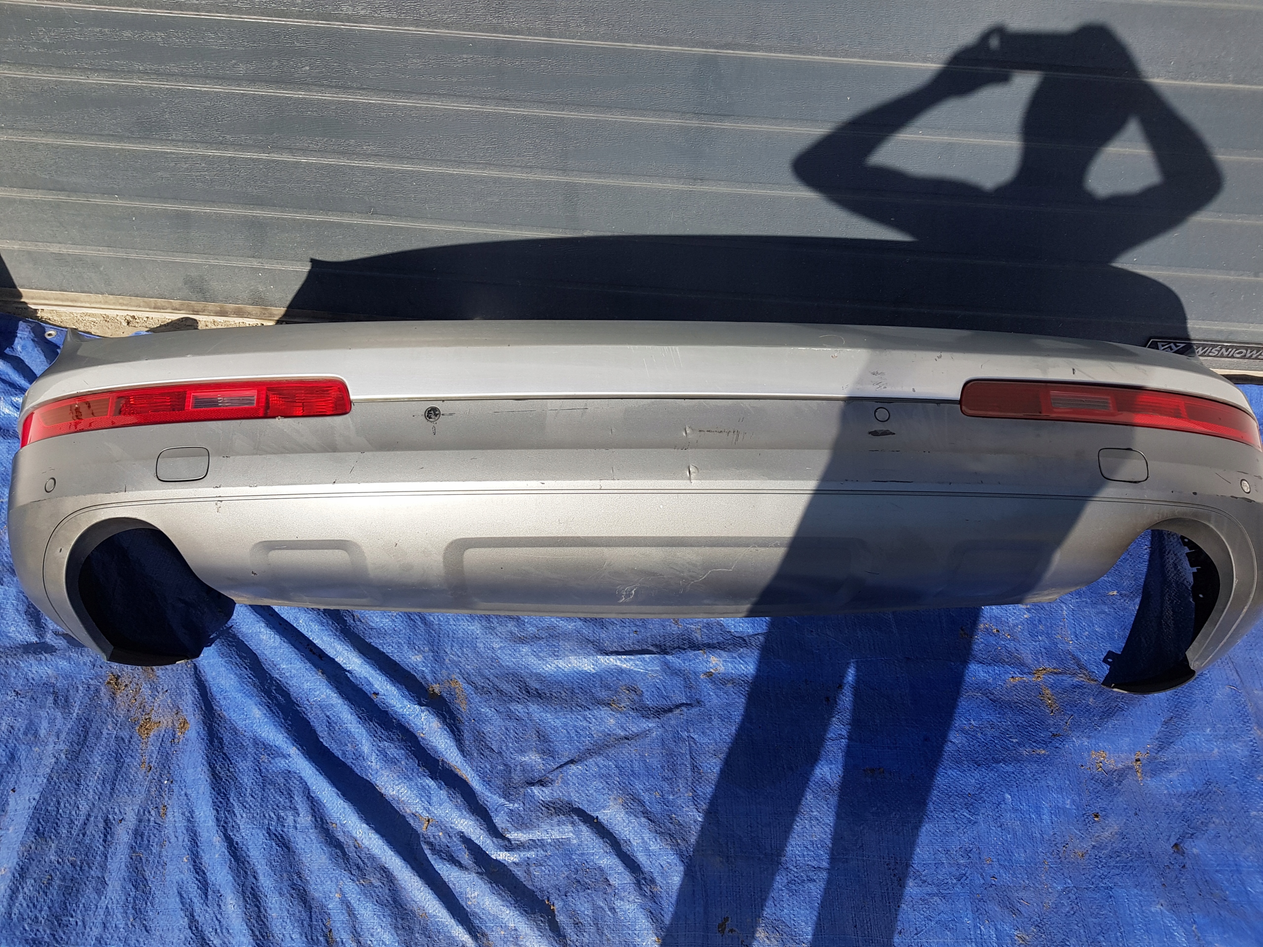 bumper rear part rear AUDI Q7 4L PDC