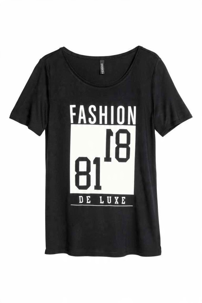 

H&m T-shirt z nadrukiem rozm.38, M