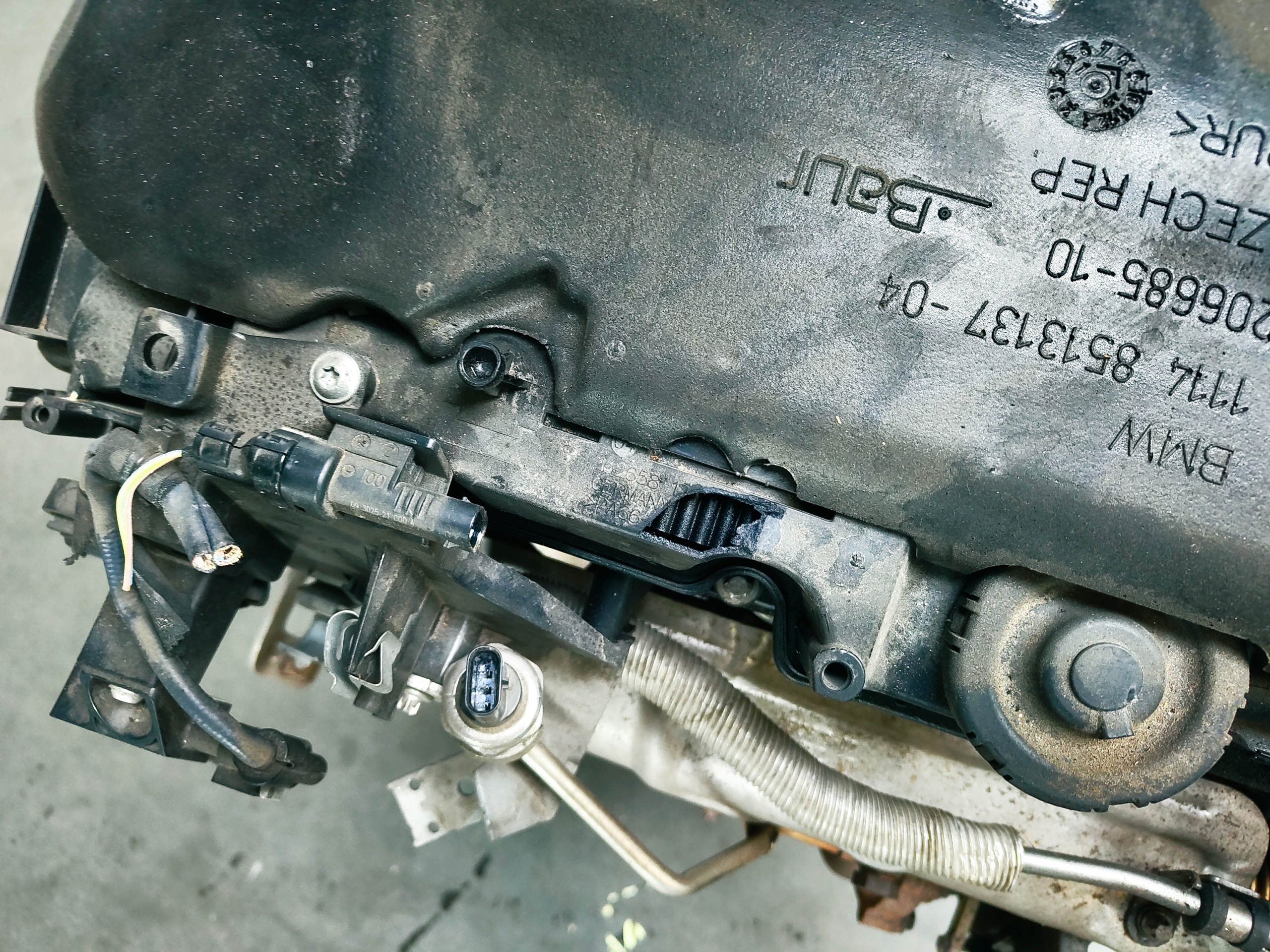 BMW 5 F10 F11 LCI complete engine DIESEL B47D20A